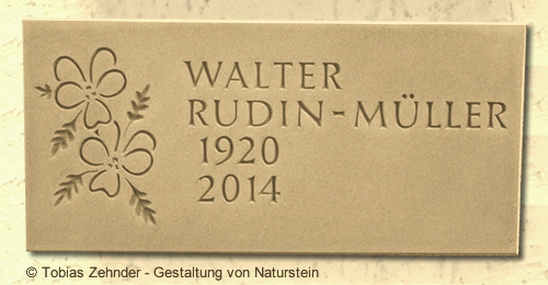 Urnenwandplatte in Buchs